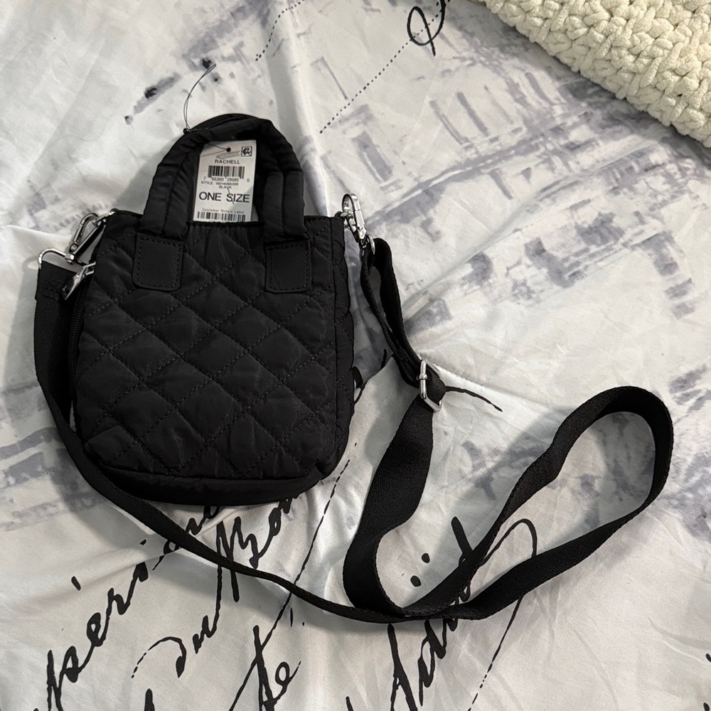 Quilted Black Crossbody Bag